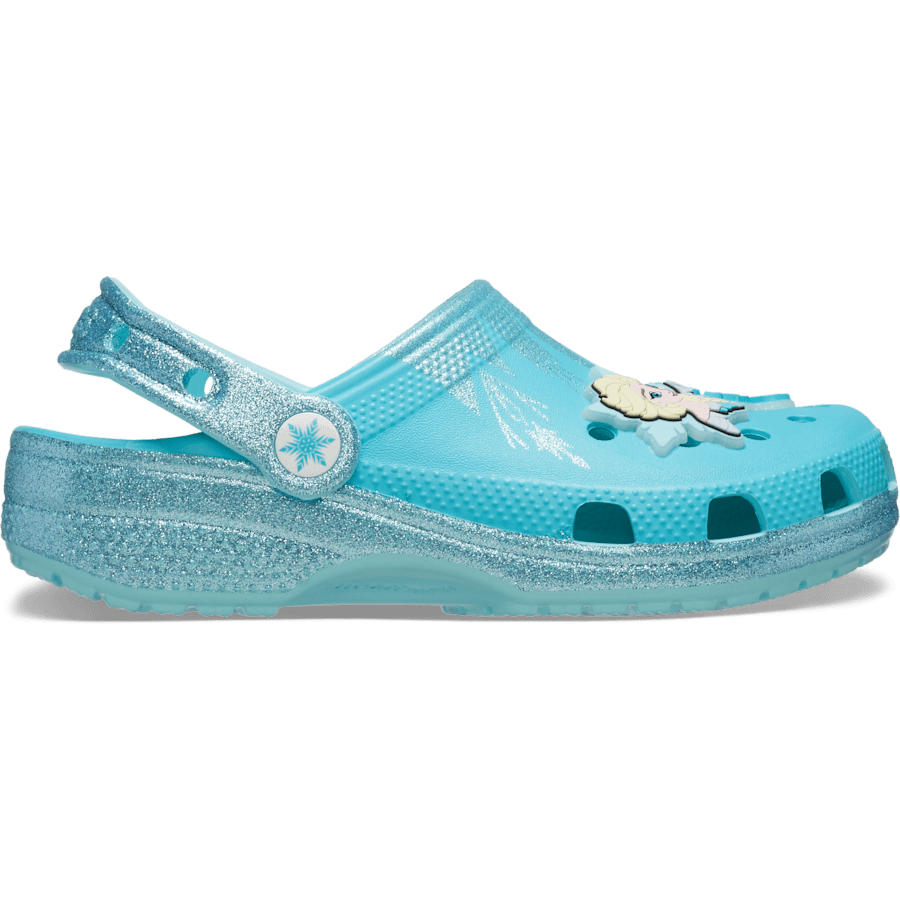 Multi Kids' Disney Frozen Elsa Classic Clog - Side - Crocs