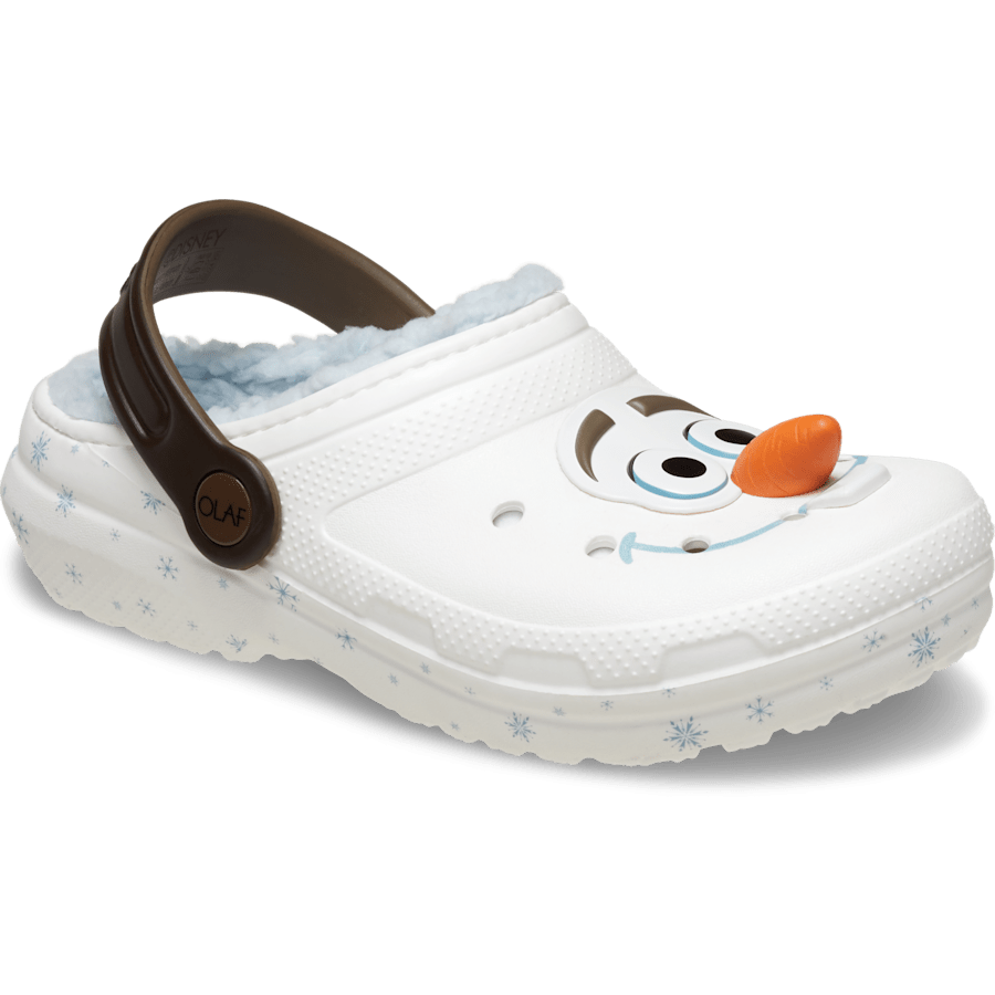 Multi Toddlers' Disney Frozen Olaf Lined Classic Clog - Angle - Crocs