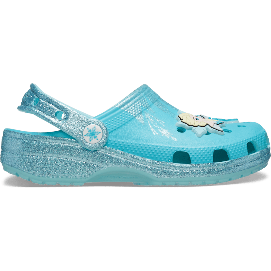Multi Toddlers' Disney Frozen Elsa Classic Clog - Side - Crocs