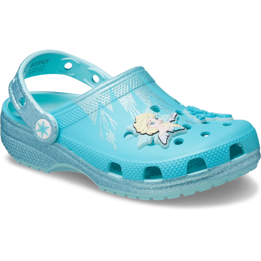 Multi Toddlers' Disney Frozen Elsa Classic Clog - Angle - Crocs