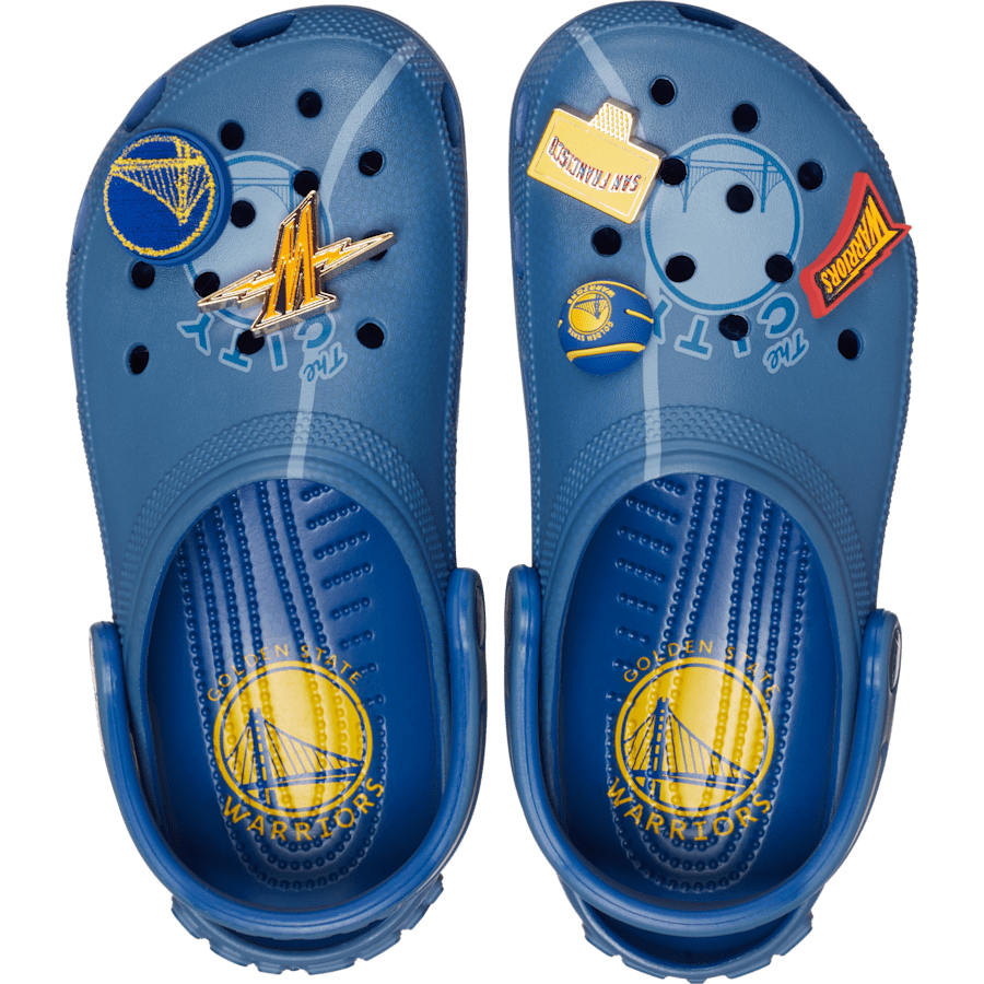 Multi NBA Warriors  Elevated Classic Clog - Side - Crocs
