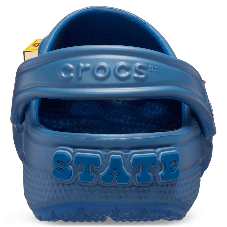 Multi NBA Warriors  Elevated Classic Clog - Back - Crocs
