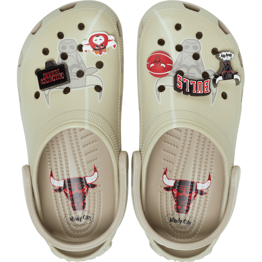 Multi NBA Bulls Elevated Classic Clog - Side - Crocs