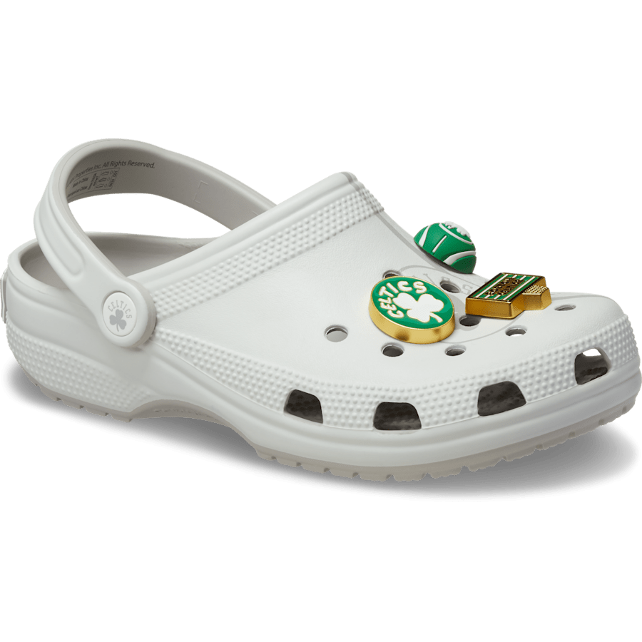 Multi NBA Celtics Elevated Classic Clog - Angle - Crocs