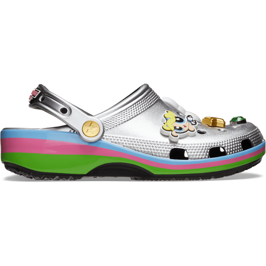 Black The Powerpuff Girls Classic Clog - Side - Crocs