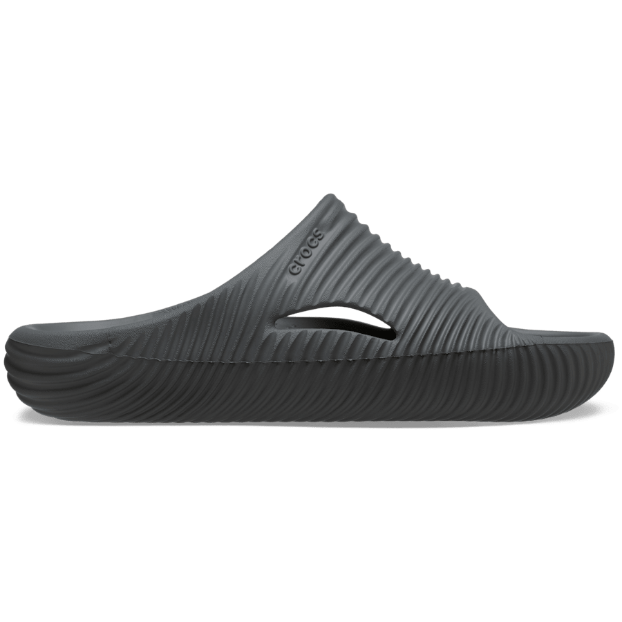 Slate Grey Mellow Tide Recovery Slide - Side - Crocs