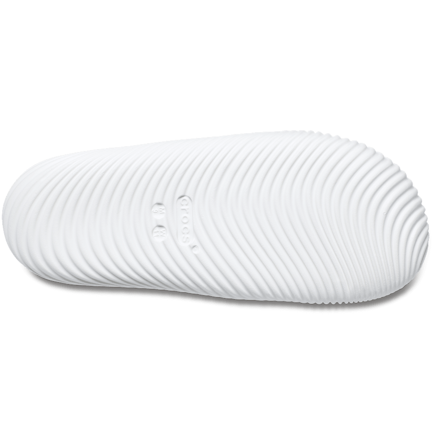 White Mellow Tide Recovery Slide - Bottom - Crocs