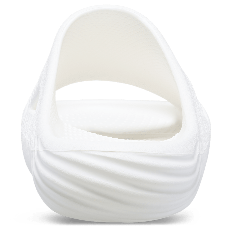 White Mellow Tide Recovery Slide - Back - Crocs