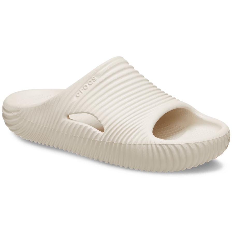 Stucco Mellow Tide Recovery Slide - Custom Angle - Crocs