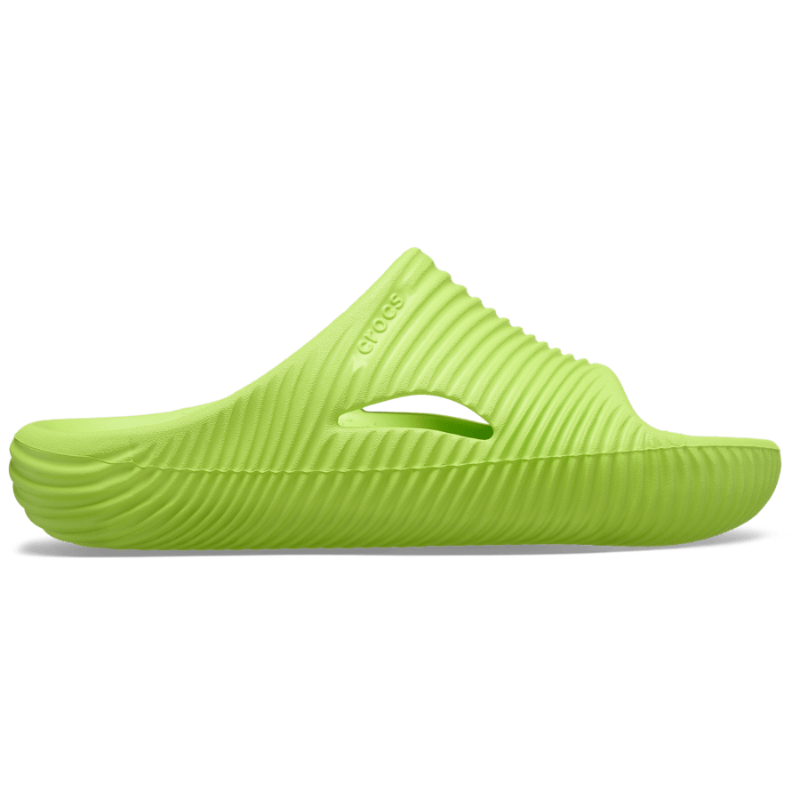 Limeade Mellow Tide Recovery Slide - Side - Crocs
