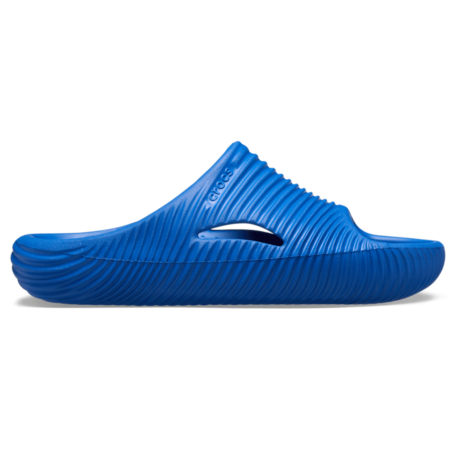 Blue Bolt Mellow Tide Recovery Slide - Side - Crocs