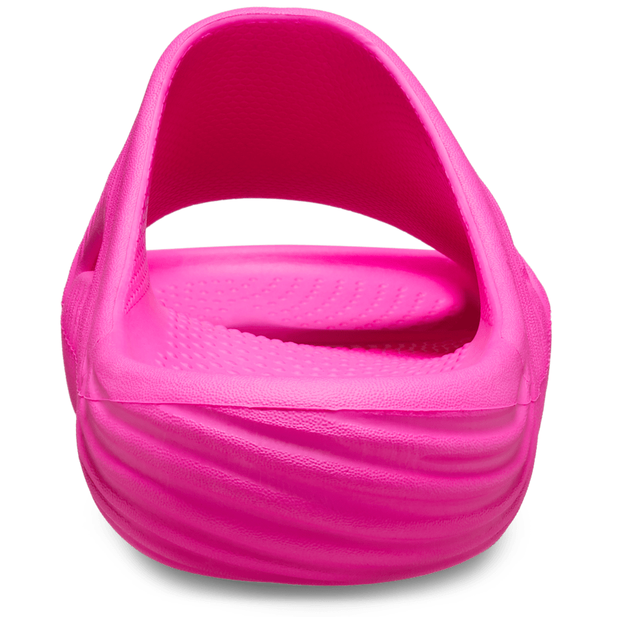 Pink Crush Mellow Tide Recovery Slide - Custom Angle - Crocs