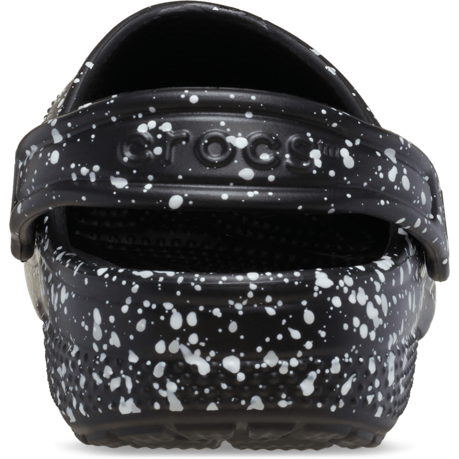 Crocs Kids’ Classic Splatter Paint Clog — Black