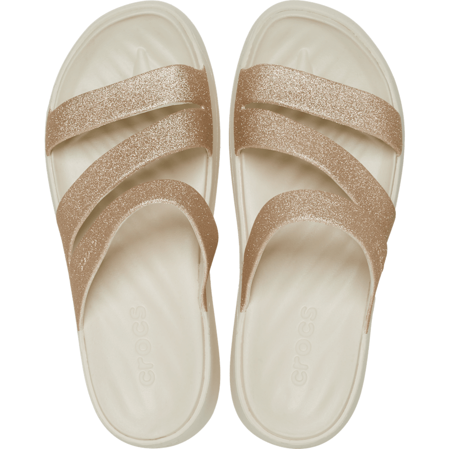 Stucco Getaway Glitter Strappy - Top - Crocs
