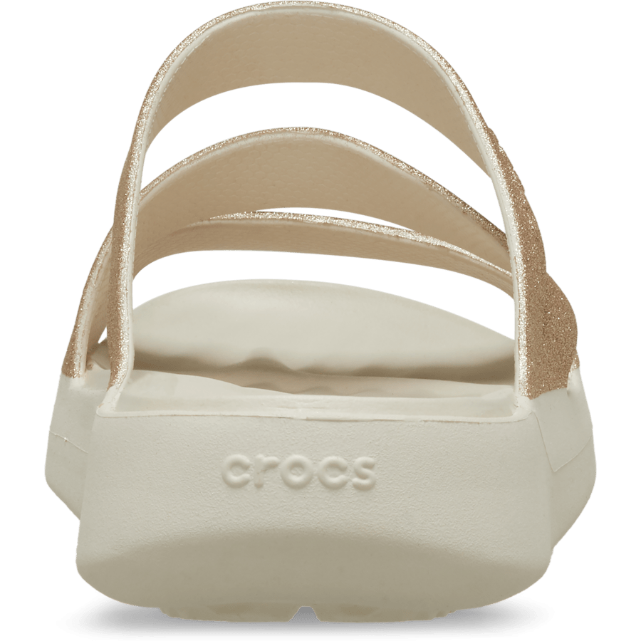 Stucco Getaway Glitter Strappy - Back - Crocs
