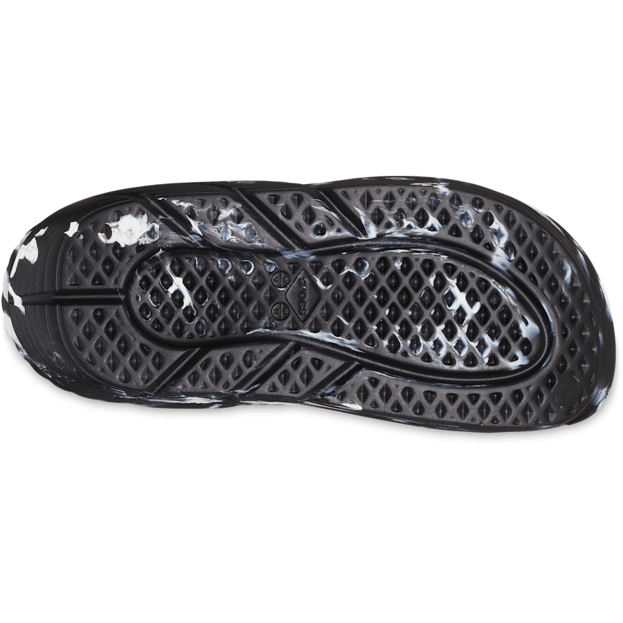 Black / White Off Grid Marbled Clog - Bottom - Crocs