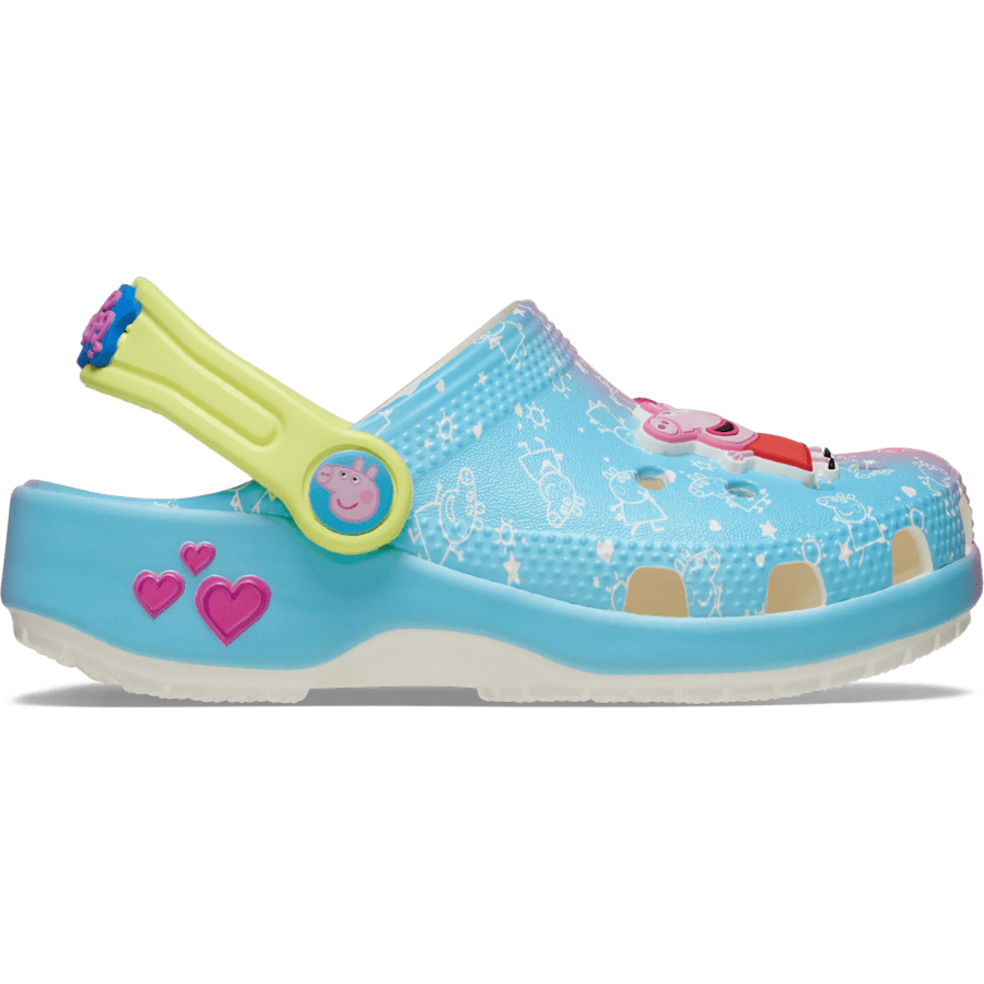 Multi Toddlers' Peppa Pig Classic Clog - Side - Crocs