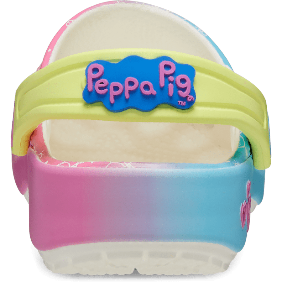 Multi Toddlers' Peppa Pig Classic Clog - Back - Crocs