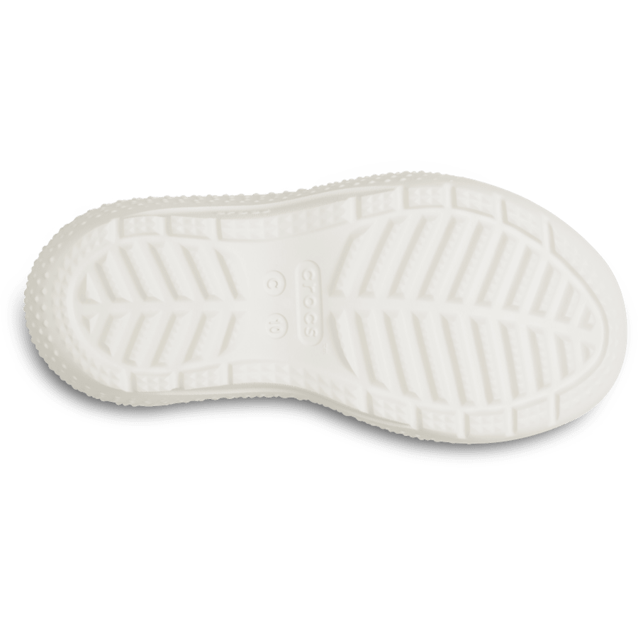 Black/Chalk Toddler Classic Sneaker - Bottom - Crocs