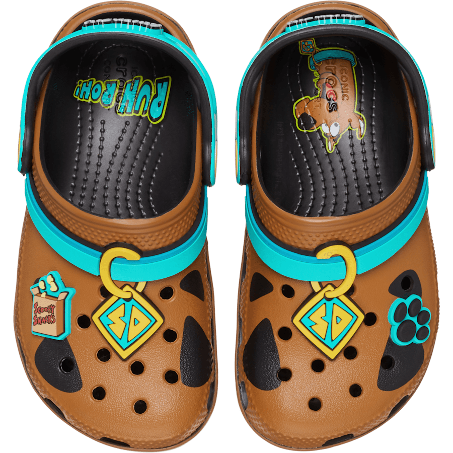 Black Toddlers' Scooby-Doo! Classic Clog - Side - Crocs