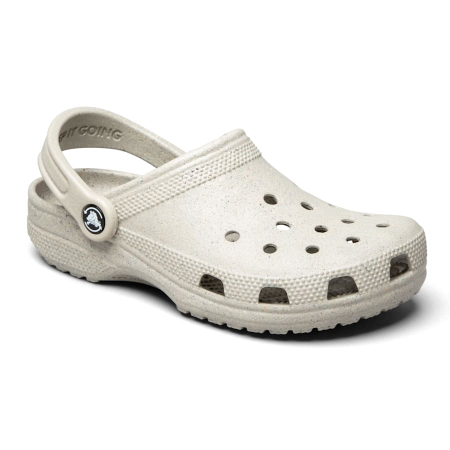 Moon Dust Keep It Going Recycled Classic Clog - Angle - Crocs