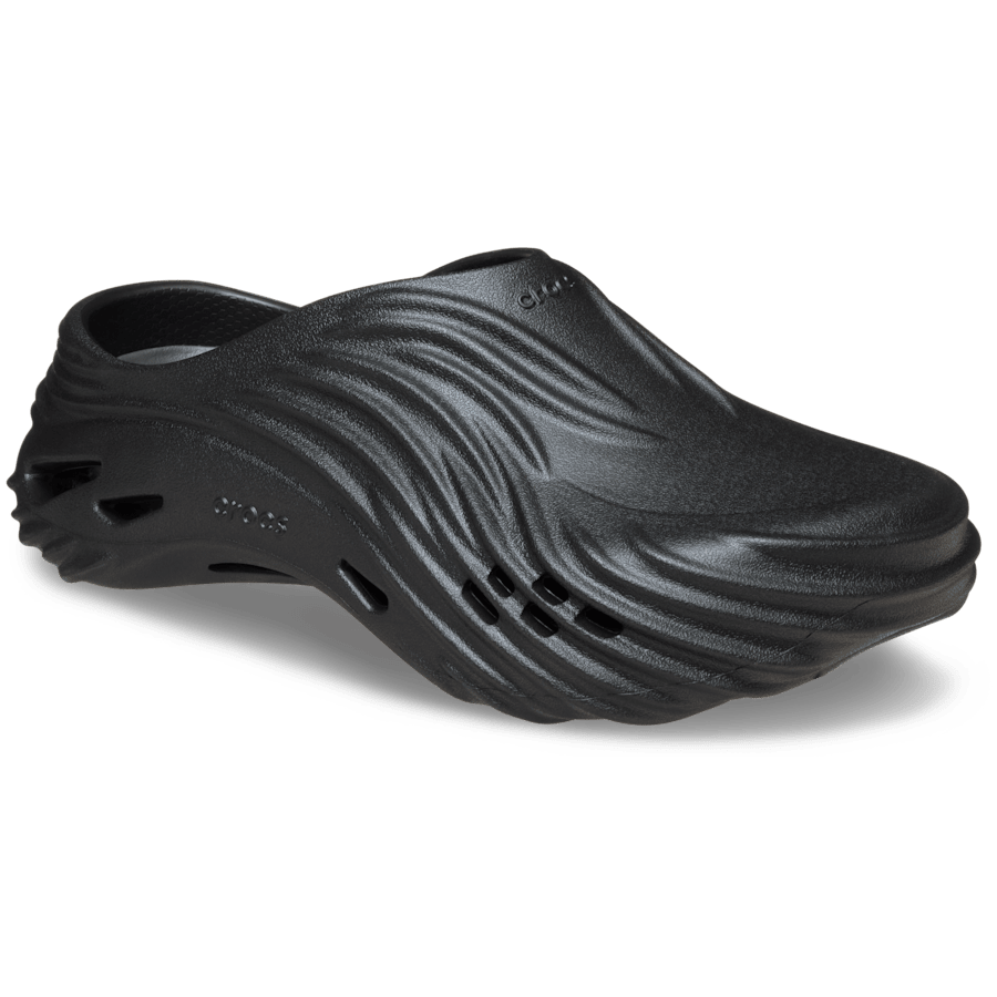 Black / Black Echo Wave - Angle - Crocs