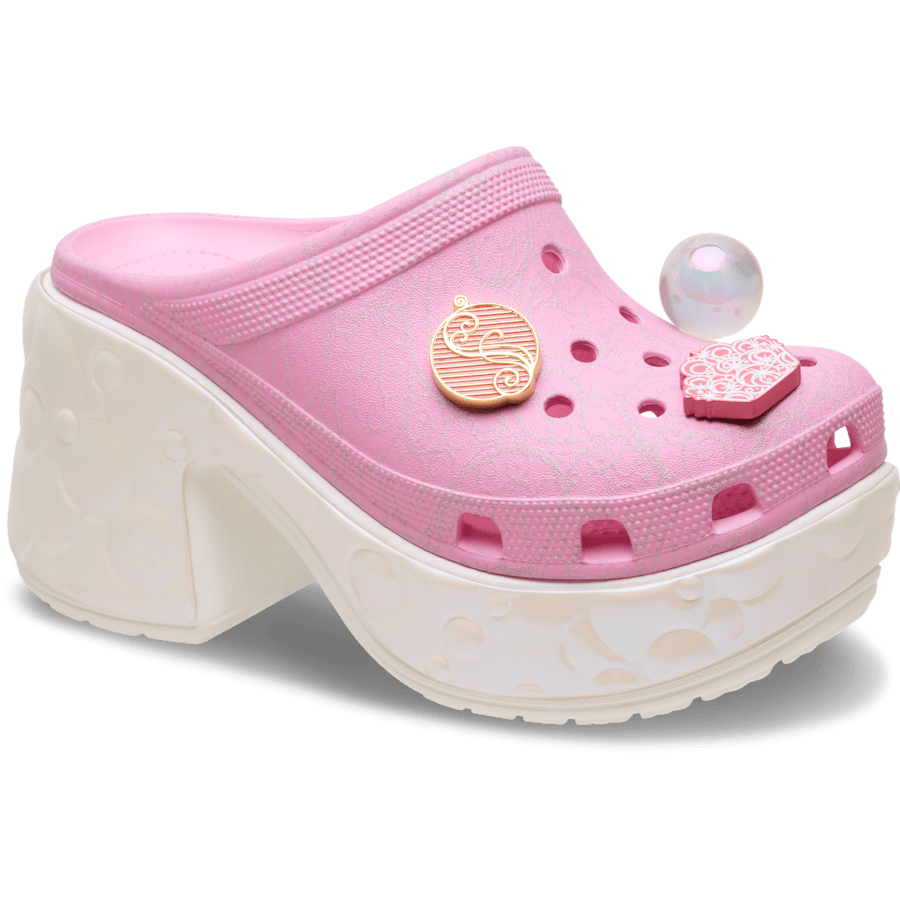 Multi Wicked Glinda Siren Clog - Angle - Crocs