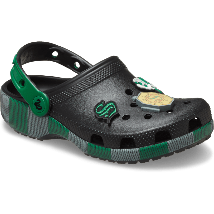 Multi Kids' Harry Potter Slytherin Classic Clog - Angle - Crocs