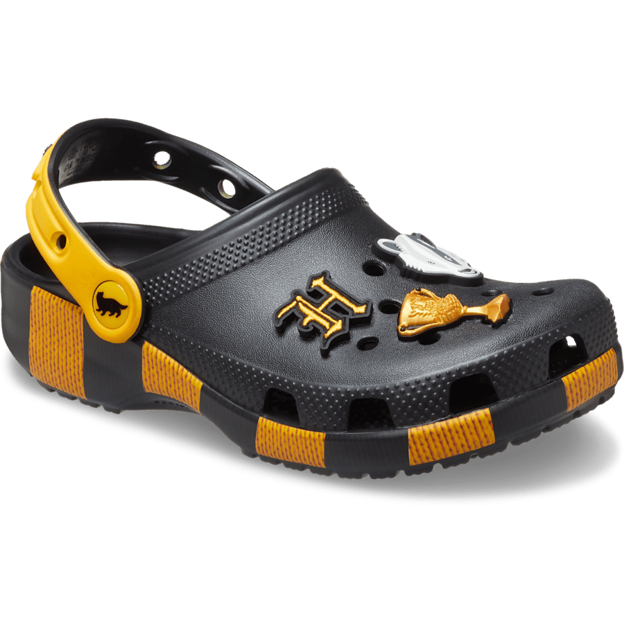 Multi Kids' Harry Potter Hufflepuff Classic Clog - Angle - Crocs