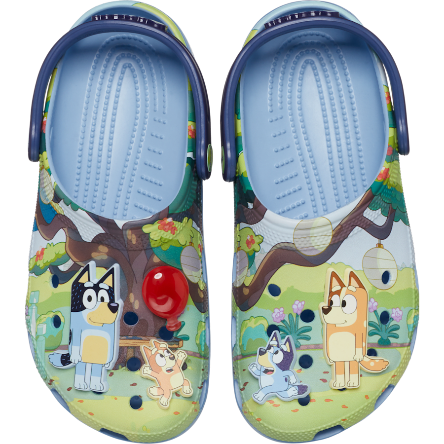 Multi Bluey Classic Clog - Side - Crocs