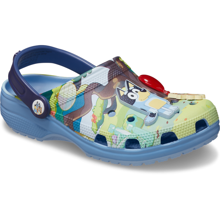 Multi Bluey Classic Clog - Angle - Crocs