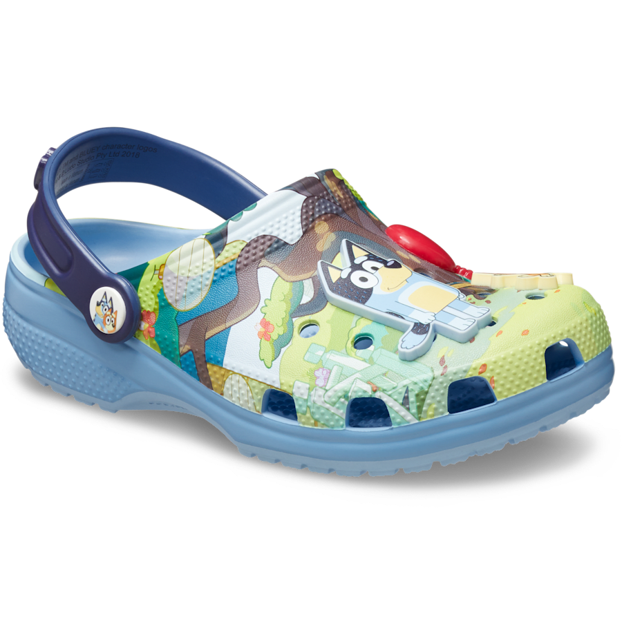 Multi Kids' Bluey Classic Clog - Angle - Crocs