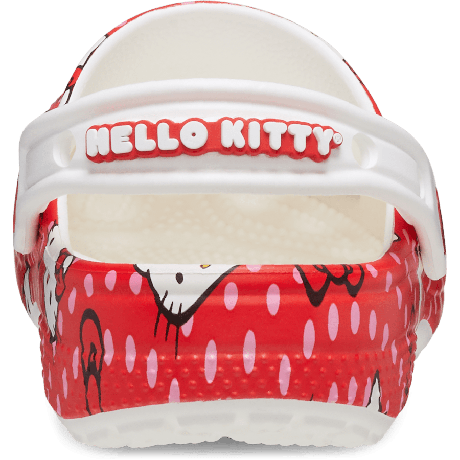 Multi Kids' Hello Kitty® Red Classic Clog - Back - Crocs