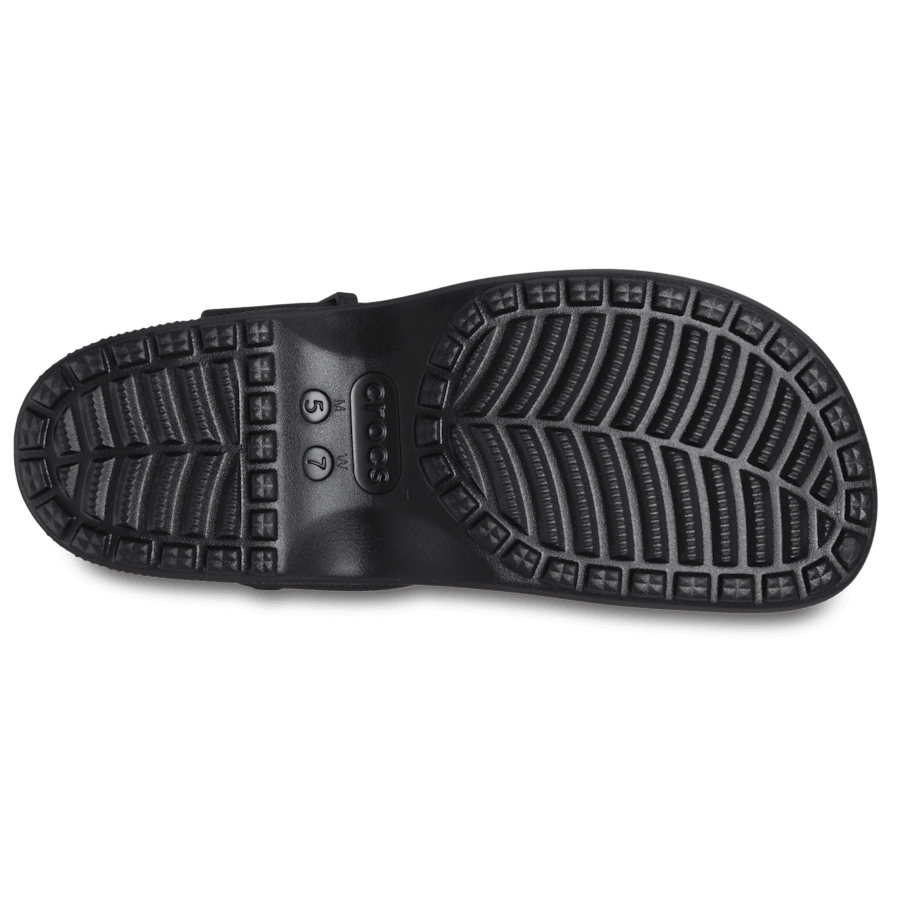 Black Classic Mary Jane Clog - Bottom - Crocs