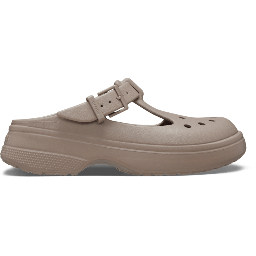 Taupe Classic Mary Jane Clog - Side - Crocs
