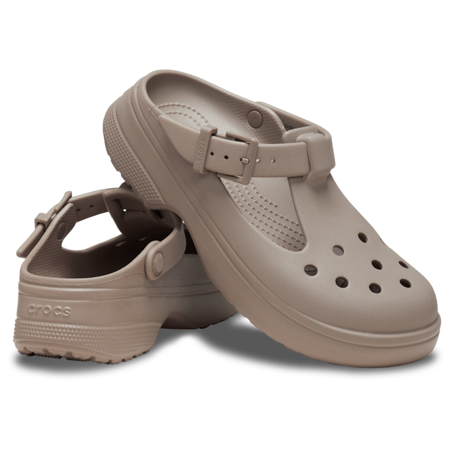 Taupe Classic Mary Jane Clog - Pair - Crocs