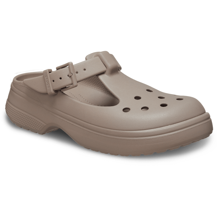 Taupe Classic Mary Jane Clog - Angle - Crocs
