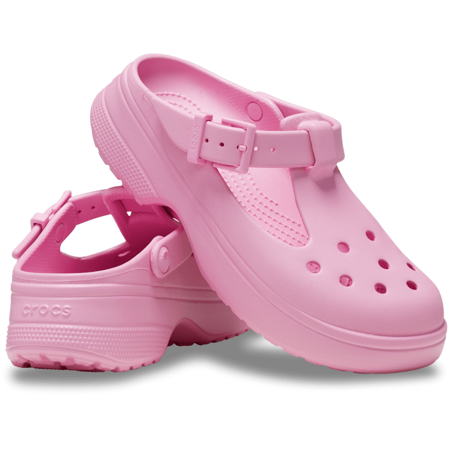 Pink Tweed Classic Mary Jane Clog - Pair - Crocs