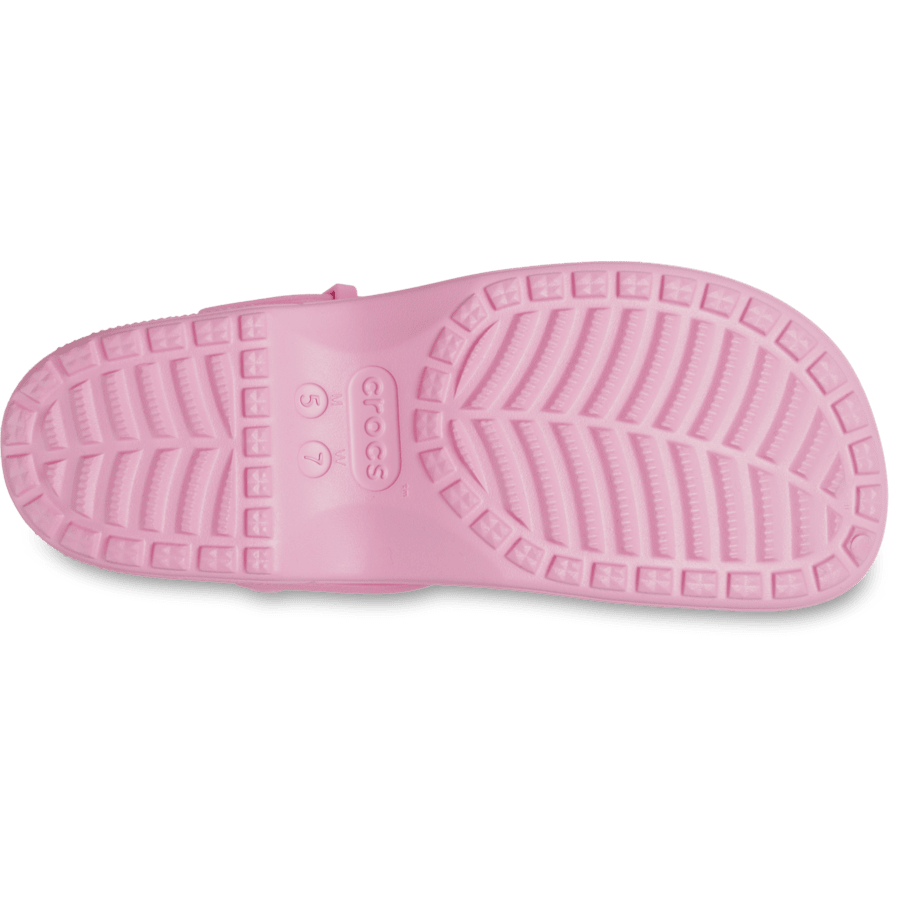Pink Tweed Classic Mary Jane Clog - Bottom - Crocs