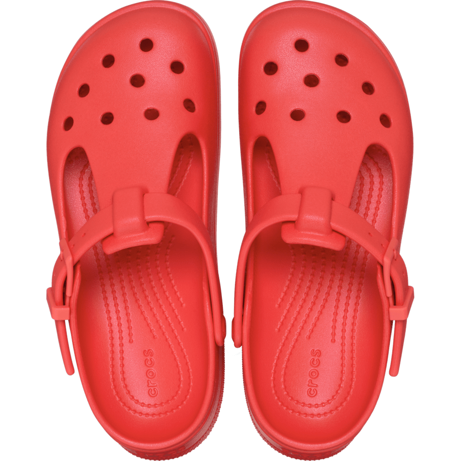 Cherry Red Classic Mary Jane Clog - Top - Crocs