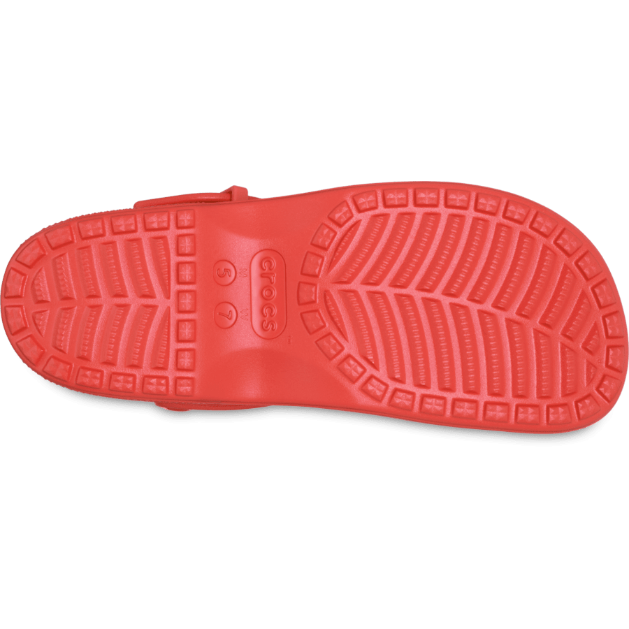 Cherry Red Classic Mary Jane Clog - Bottom - Crocs