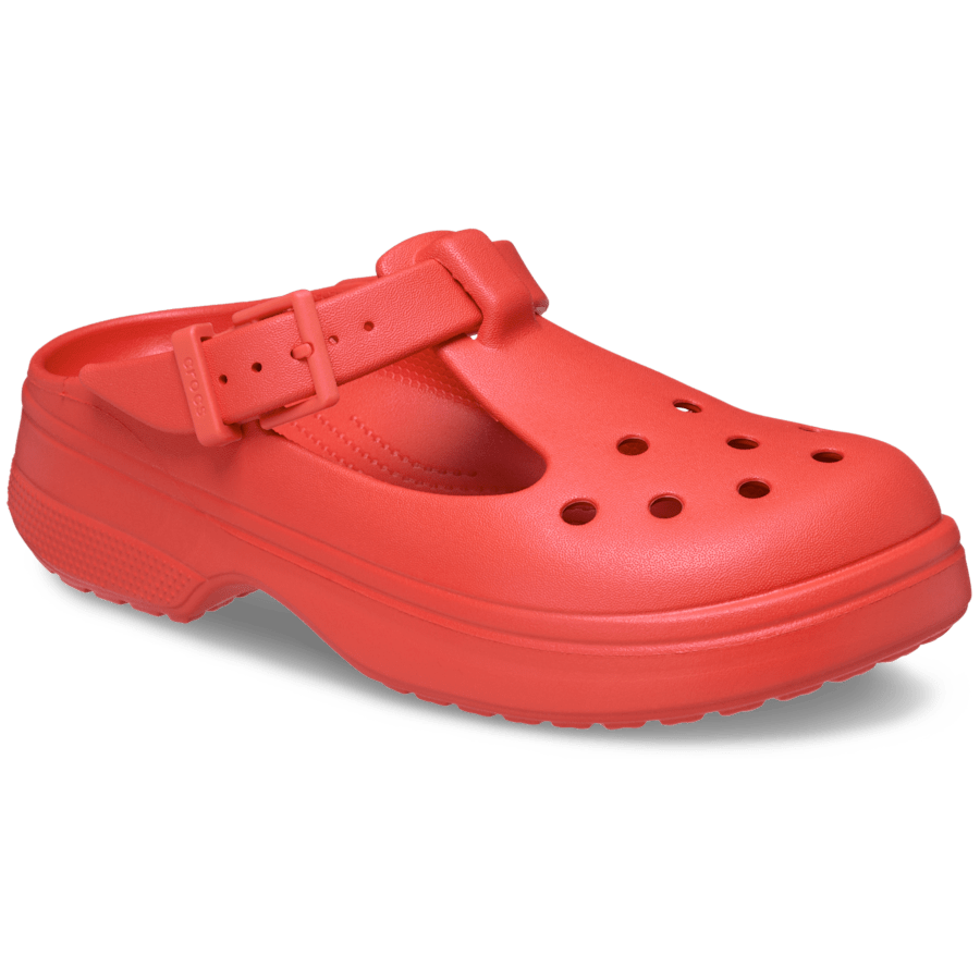 Cherry Red Classic Mary Jane Clog - Angle - Crocs