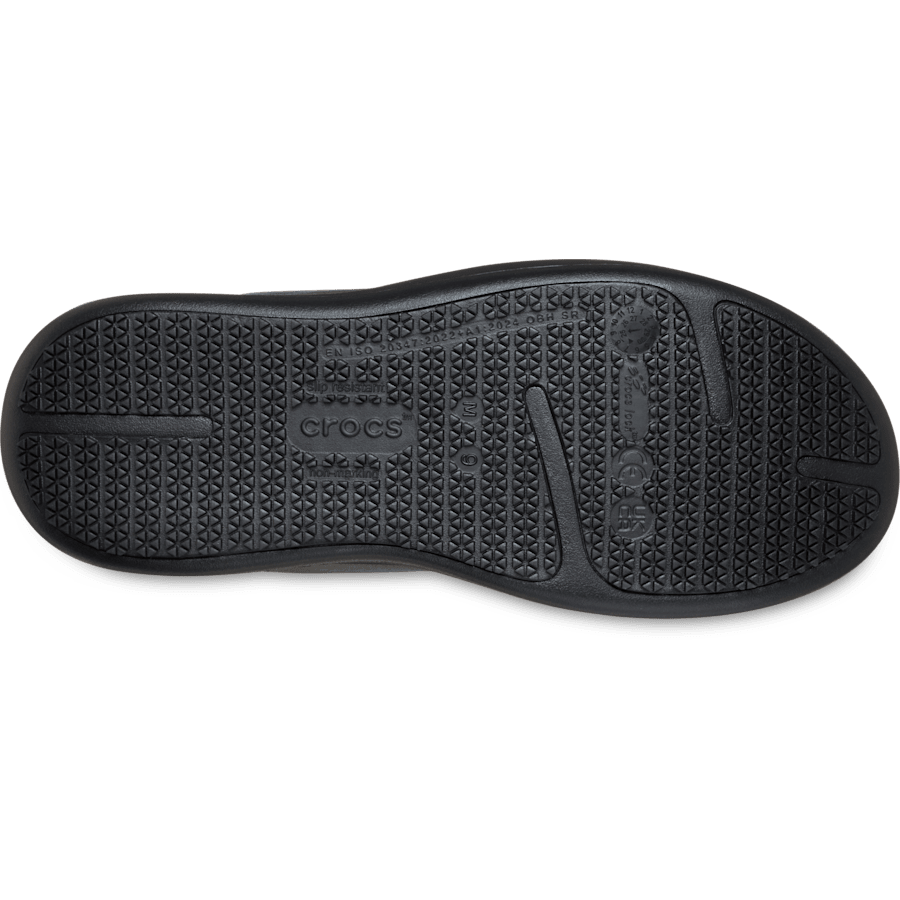 Triple Black Men's Bistro Work Sneaker - Bottom - Crocs