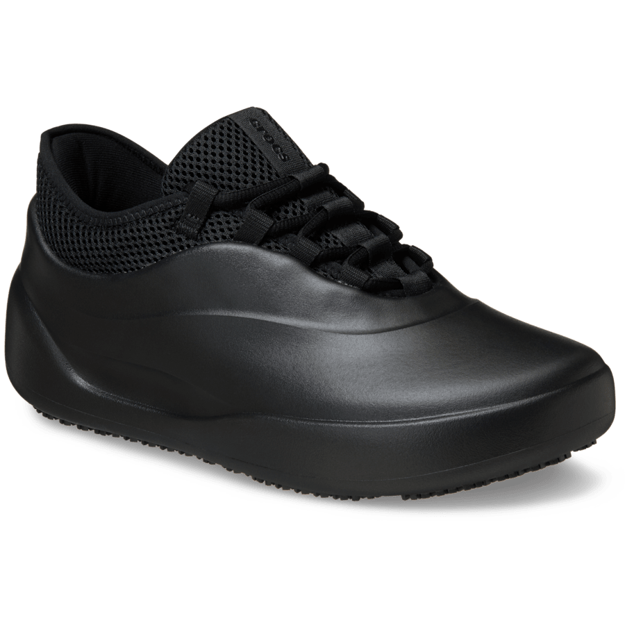 Triple Black Men's Bistro Work Sneaker - Angle - Crocs
