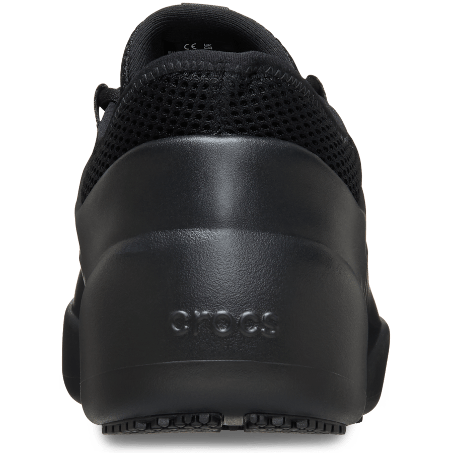 Triple Black Men's Bistro Work Sneaker - Back - Crocs