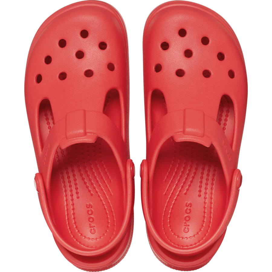 Cherry Red Kids' Classic Mary Jane Clog - Top - Crocs