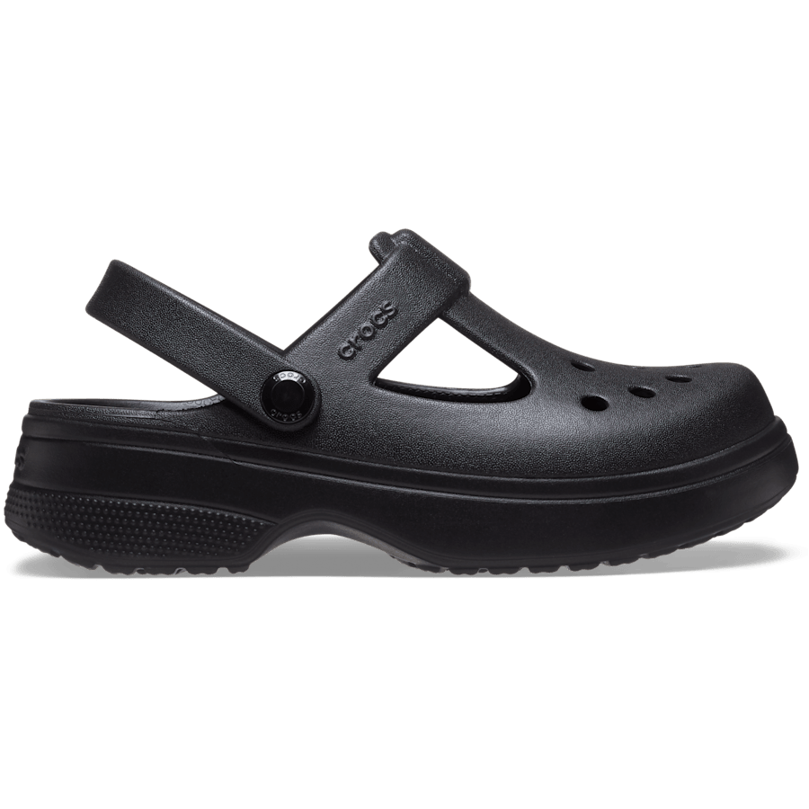 Black Toddler Classic Mary Jane Clog - Side - Crocs