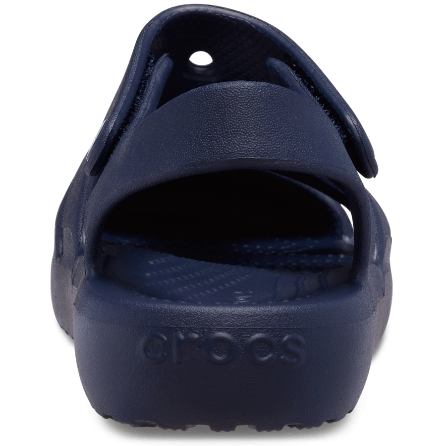 Navy Kids' Classic Fisherman Sandal - Back - Crocs