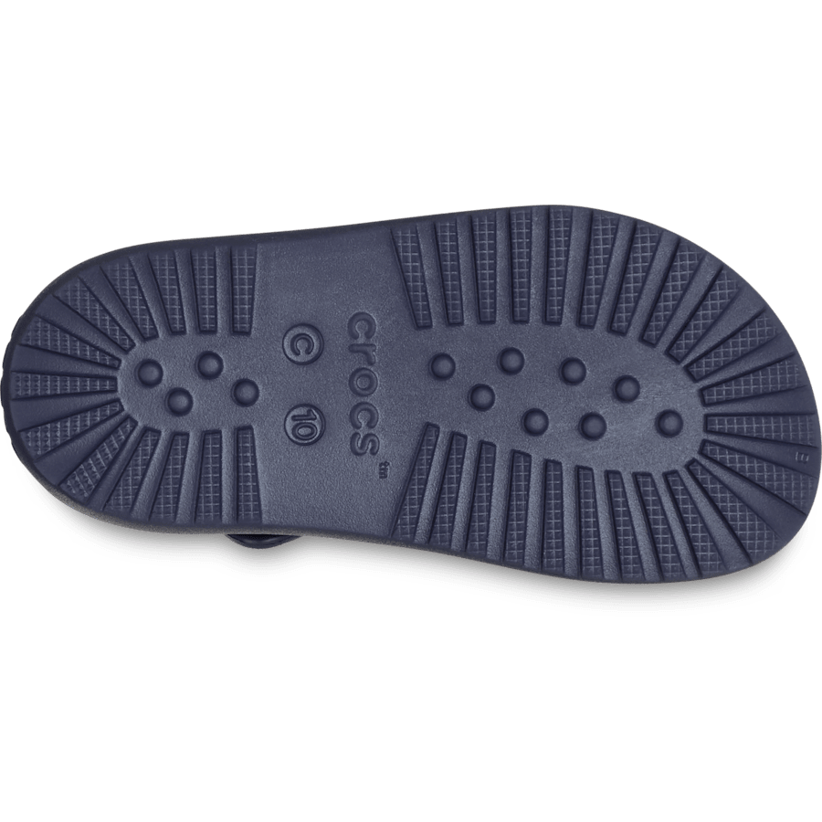 Navy Toddler Classic Fisherman Sandal - Bottom - Crocs