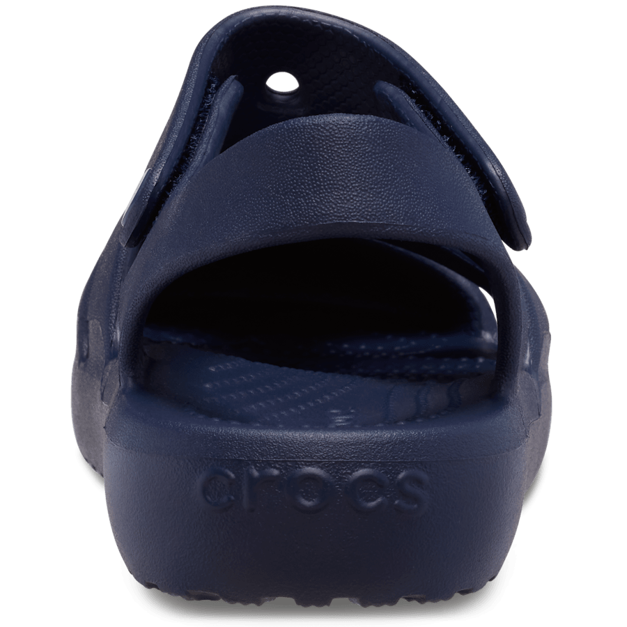 Navy Toddler Classic Fisherman Sandal - Back - Crocs